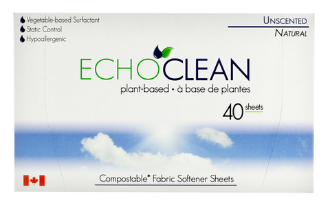 Echo Clean Unscented Fabric Softener Sheets