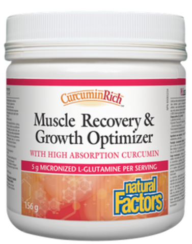 Natural Factors CurcuminRich Muscle Recovery and Growth Optimizer