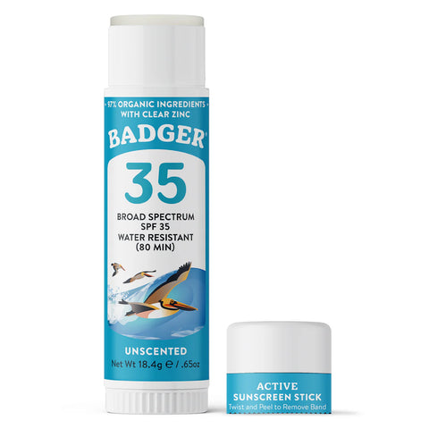 Badger SPF 35 Clear Zinc Face Stick