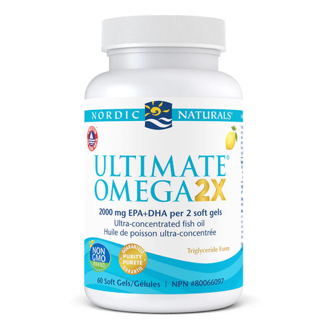 Nordic Naturals Ultimate Omega 2X Lemon  60 soft gels