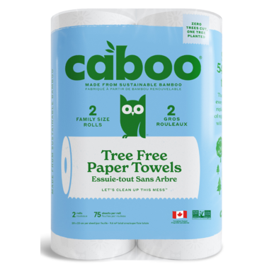 Caboo Bamboo 2 Ply Paper Towels