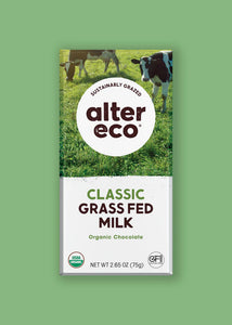 Alter Eco Org Chocolate Classic Grass Fed Milk 75g