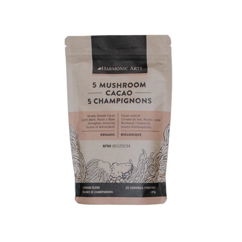 Harmonic Arts 5 Mushroom Chocolate Elixir Blend