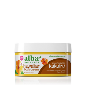Alba Botanica Natural hawaiian deep moisturizing body cream kukui nut