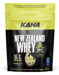 Kaha Nutrition NEW ZEALAND WHEY Isolate Vanilla 720g (Formerly Known As Ergogenics)