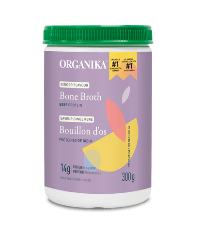 Organika Bone Broth Beef Protein Powder Ginger 300g