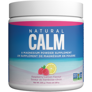 Natural Calm Magnesium Citrate Powder Raspberry Lemon