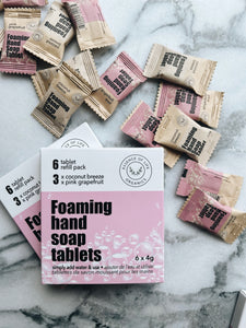 Zero Waste Foaming Hand Soap Tablets