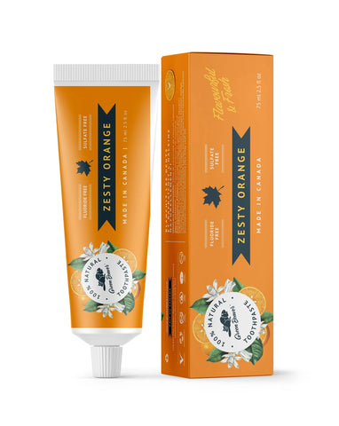 Green Beaver Zesty Orange Natural Toothpaste 75 mL
