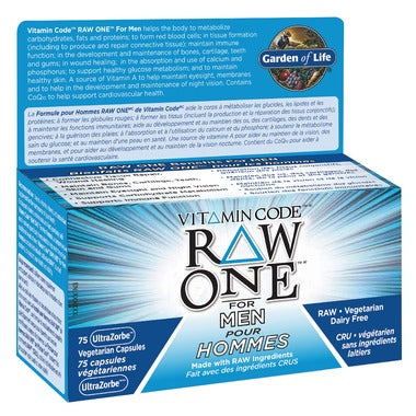 Garden of Life Vitamin Code RAW ONE for Men