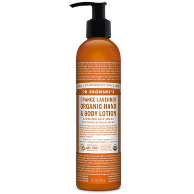 Dr. Bronner's Organic Lotion For Hands and Body Orange Lavender