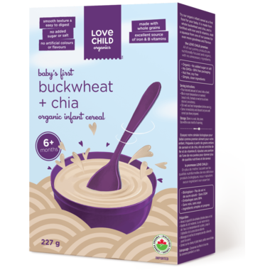 Love Child Organics Buckwheat & Chia Organic Infant Cereal