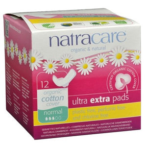Natracare Ultra Extra Pads, normal 12 pcs