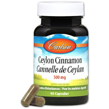 Carlson Ceylon Cinnamon 500 mg 90 capsules
