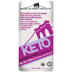 Brooklyn Born Chocolate Himalayan Sea Salt Keto Chocolate 60g