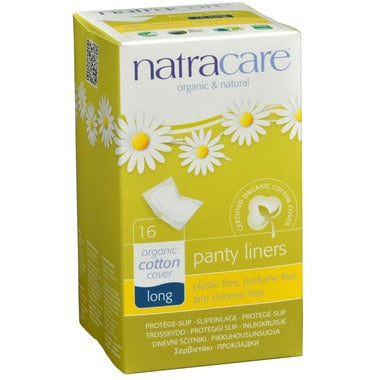 Natracare Panty Liners, Long 16 liners