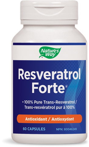 Nature's Way Resveratrol Forte 60 Veg Capsules