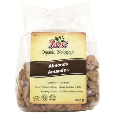 Inari Organic Whole Almonds 200g