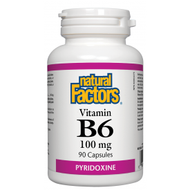 Natural Factors Vitamin B6 100mg