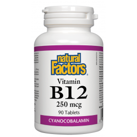 Natural Factors Vitamin B12 250 mcg 60 tablets