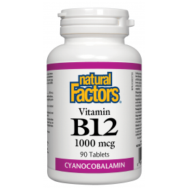 Natural Factors Vitamin B12 1000mcg 60 tablets