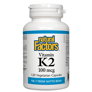 Natural Factors Vitamin K2  100mcg