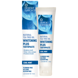 Desert Essence Whitening Plus Toothpaste with Tea Tree Oil 176g
