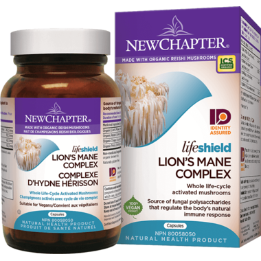 New Chapter LifeShield Lion's Mane Whole Life-Cycle Activated Mushrooms