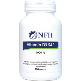 NFH Vitamin D3 SAP 180 Capsules