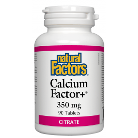 Natural Factors Calcium Factor+ 350mg 90 Tablets