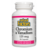 Natural Factors Chromium & Vanadium 125mcg 90 Capsules