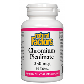 Natural Factors Chromium Picolinate 250mcg 90 Tablets