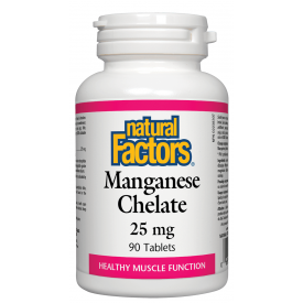 Natural Factors Manganese Chelate 25mg