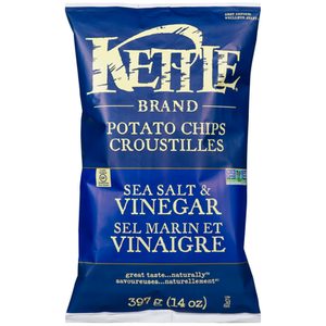 Kettle Sea Salt & Vinegar Potato Chips 220g