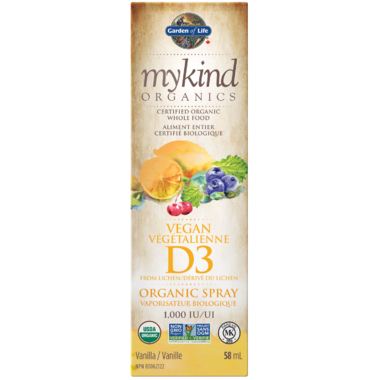 Garden of Life MyKind Organics Vitamin D3 Organic Vanilla Spray