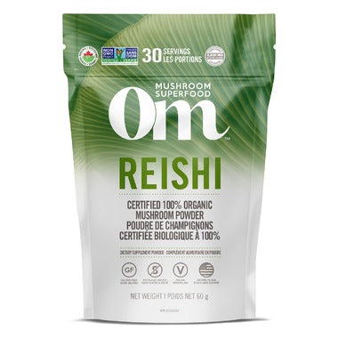 OM Mushroom Reishi Mushroom Superfood Powder