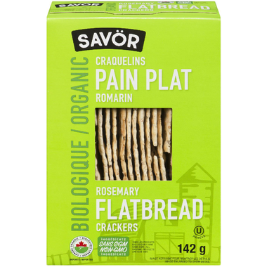 Savor Organic Rosemary Flatbread Crackers