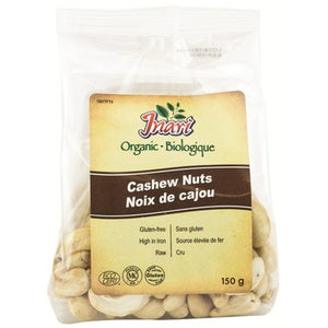 Inari Organic Whole Cashew Nuts 150g