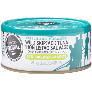 Raincoast Global Wild Skipjack Tuna No Salt Added