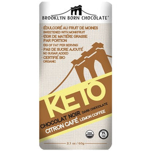 Brooklyn Born Chocolate Lemon Coffee Keto Chocolate  60g