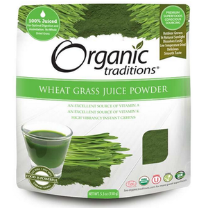 Organic Traditions Wheat Grass Juice Powder 150g