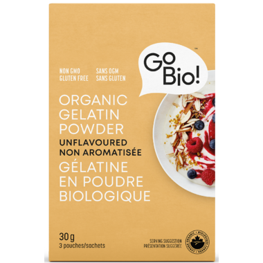 GoBIO! Organic Gelatin Unflavoured Powder