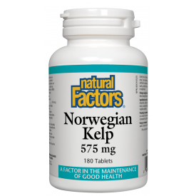 Natural Factors Norwegian Kelp 575mg 180 Tablets