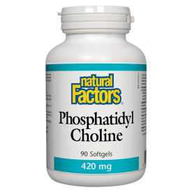 Natural Factors Phosphatidyl Choline 420mg 90 Softgels