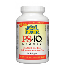 Natural Factors PS•IQ Memory 60 Softgels