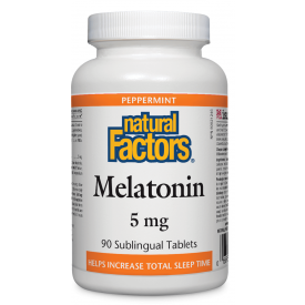 Natural Factors Melatonin 5mg Sublingual 90 Tablets