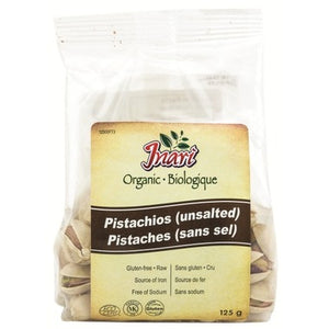 Inari Organic Unsalted Raw Pistachios 125g