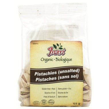 Inari Organic Unsalted Raw Pistachios 125g