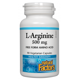 Natural Factors L-Arginine 500mg 90 Capsules
