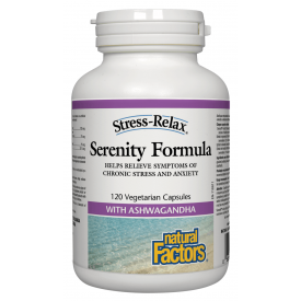 Natural Factors Stress-Relax® Serenity Formula® 120 Veggie Caps